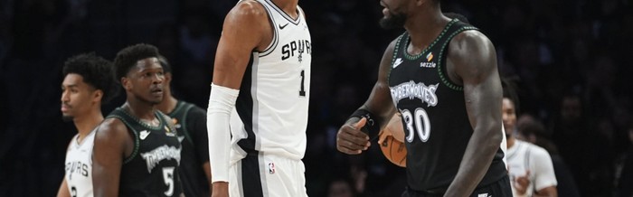 九游官网-马刺险胜森林狼总分2-1！文班39+15+5帽创纪录 爱德华兹32+14|文班亚马|里德|卡斯尔|戈贝尔|麦克丹尼尔斯_新浪体育_新浪新闻
